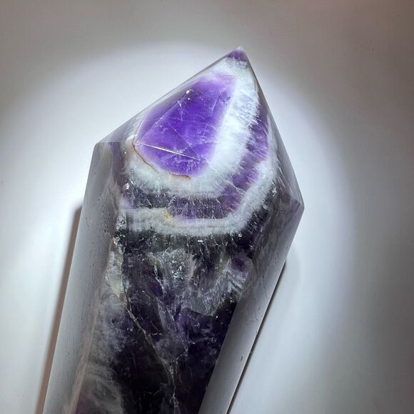 Dream Amethyst Crystal Meditation Scepter Wand - Picture 7 of 13